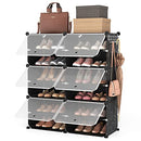 ROJASOP PORTABLE SHOE RACK ORGANIZER 6-TIER SHOE CABINET - Scratch & Dent