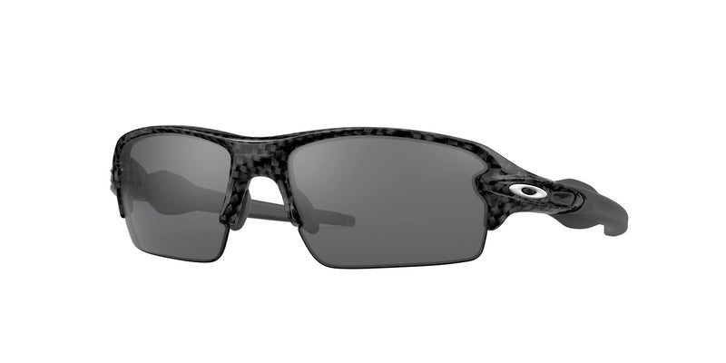 OAKLEY MEN'S OO9271 FLAK 2 LOW BRIDGE FIT RECTANGULAR SUNGLASSES CARBON/IRIDIUM - Like New