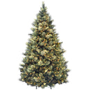 NATIONAL TREE CAROLINA PINE 7.5 FOOT HOLIDAY PRELIT CHRISTMAS TREE METAL STAND - Like New
