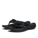 1033470 KEEN MEN'S KONAFLOP BEACH SANDALS, SIZE 11, BLACK/STEEL GREY - Like New