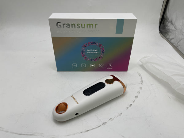 GRANSUMR IPL LASER HAIR REMOVAL DEVICE PERMANENT PAINLESS REDUCTION - ROSE GOLD - Like New