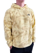 THE NORTH FACE SOFT FLEECE HOODIE - SIZE: MEN L - YELLOW RETRO DYE - Brand New