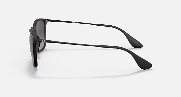 RAY-BAN CHRIS FRAME LIGHT GRAY GRADIENT DARK GRAY 54/18MM - MATTE RUBBER BLACK - Like New