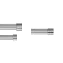 Umbra Cappa 66-120 in. Adjustable Double & Single Curtain Rod Sets - Nickel - Like New