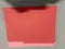 OFFICE DEPOT® BRAND 2-TONE FILE FOLDERS, 1/3 CUT, LETTER SIZE,PACK OF 24 - RED - Like New