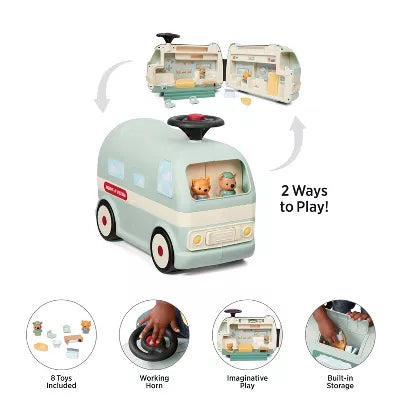 RADIO FLYER PARK & PLAY CAMPER RIDING TOY STEEL & PLASTIC - LIGHT GREEN - Brand New