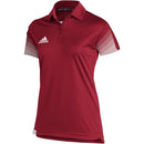 GL7871 ADIDAS Women's Sideline 21 Primeblue Polo Red Size L - Like New
