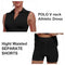 GGOV Womens Two Piece Tennis Golf Dress UPF 50+ Athletic Wear - Size L - Black - Brand New