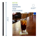 Aardvark 61520099 7.75" Black Jumbo Paper Straws 4,800 ct - Brand New
