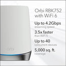 NETGEAR Orbi Tri-band Mesh WiFi 6 System 1 Extender AX4200 - Scratch & Dent