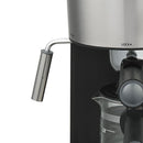 Professional Series 4-Cup Espresso Maker Milk Frother 4-Bar Boiler - Black - Like New