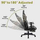XCGAME Gaming Chair Video Ergonomic Easy Lift Backrest Lumbar Support Camouflage - Brand New