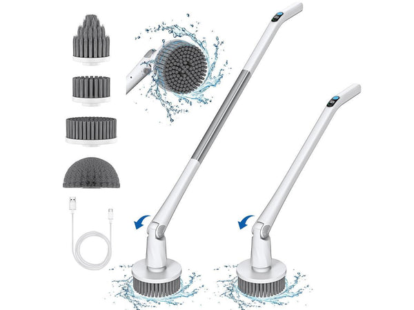 KOHE electric spin scrubber 360 cordless powerful scrub brush cleaning bathroom Like New