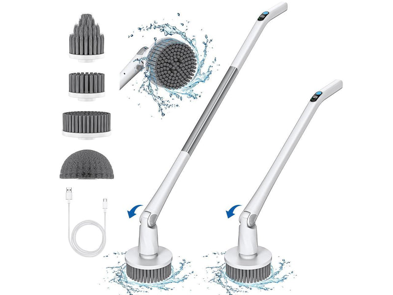 KOHE electric spin scrubber 360 cordless powerful scrub brush cleaning bathroom Like New