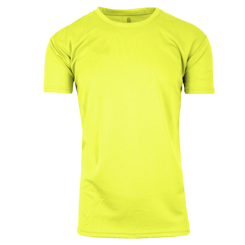 GALAXY BY HARVIC MEN'S SHORT SLEEVE & MUSCLE TEE - SIZE: MEN 2XL - NEON GREEN - Brand New