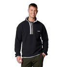 COLUMBIA MEN'S HELVETIA II HALF SNAP FLEECE - SIZE: MEN XL - BLACK - Brand New