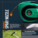 SuperHandy Water Hose Reel Retractable 1/2"x50' Feet PRO Flex - Green/Black - Like New