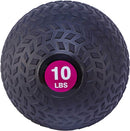 BalanceFrom Workout Exercise Fitness Weighted Medicine Ball BFSL-10LB - BLACK Like New