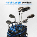 uniHimal 14-Way Golf Cart Bag, Full Length Premium Golf Bag for Men - Like New
