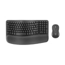 LOGITECH WAVE KEYS MK670 COMBO ERGONOMIC KEYBOARD SIGNATURE M550 L WIRELESS - Like New
