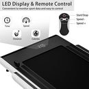 GOPLUS 2 IN 1 UNDER DESK TREADMILL 2.5HP SUPERFIT FOLDING APP CONTROL - WHITE - Like New