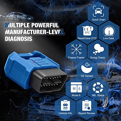 OBD2 SCANNER BLUETOOTH EXCLUSIVE APP GENERATES PROFESSIONAL DIAGNOSIS REPORT - Like New
