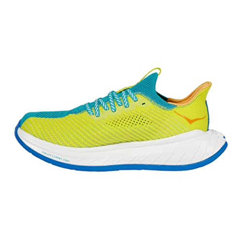 1123193 HOKA HOCAO NEONE RUNNING SHOES - GREEN/YELLOW - SIZE 6B Like New