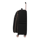 IT LUGGAGE DIVINITY II 32" SOFTSIDE CHECKED 8 WHEEL SPINNER - BLACK - Like New
