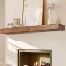 YLYHSST 72" FIREPLACE MANTEL, 3" THICK HANDMADE RUSTIC SOLID - Scratch & Dent