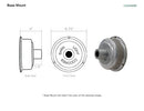 Cocoweb 10" Goodyear LED Ceiling Barn Light Galvanized Silver Adjustable Cord - Brand New