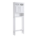 TEAMSON HOME DAWSON BATHROOM 2-DOOR ETAGERE SPACE SAVER CABINET - WHITE - Like New