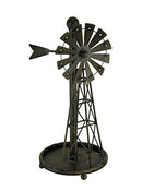 Deleon Windmill Paper Towel Holder, Rustic Bronze Metal Finish - Brand New