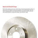 Dynamic Friction Company Rear Disc Brake Rotor 600-63086 (1) For Mercedes-Benz - Brand New