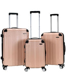 ROCKLAND LONDON HARDSIDE EXPANDABLE LUGGAGE SPINNER 28-24-20-INCH - BIEGE - Brand New