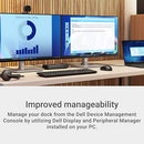 DELL PRO DOCK WD25 USB TYPE-C WITH DP ALT MODE CONNECTOR - BLACK - Like New