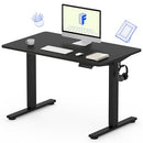 FLEXISPOT STANDING DESK WITH 48 X 24” ONE-PIECE DESKTOP FOR OFFICE - BLACK - Like New