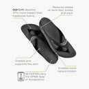 OOFOS OOLALA WOMEN'S SANDAL - LIGHTWEIGHT RECOVERY FOOTWEAR - BLACK - SIZE 8 - Brand New
