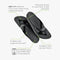OOFOS OOLALA WOMEN'S SANDAL - LIGHTWEIGHT RECOVERY FOOTWEAR - BLACK - SIZE 8 - Brand New