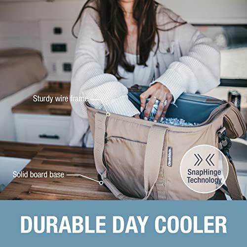 CLEVERMADE COLLAPSIBLE INSULATED COOLER BAG – 30 CAN LEAKPROOF SOFT COOLER - Like New