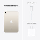 APPLE IPAD MINI 8.3" 6TH GENERATION WIFI CELLULAR 64GB - STARLIGHT - Like New