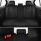 Tapha Executive Leatherette Car Seat Cover & Cushion Set TAP-01-B1 - Black Like New