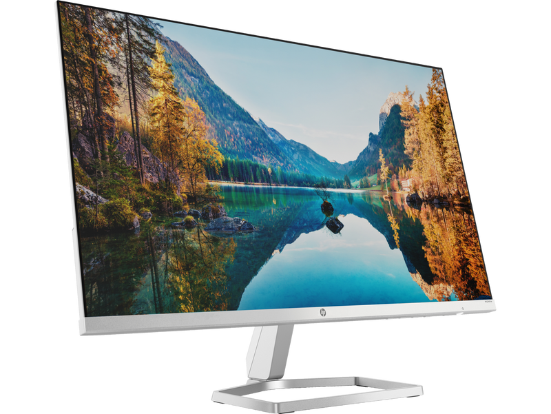 HP M24FW 24" FHD Monitor with AMD FreeSync Technology - Silver Like New
