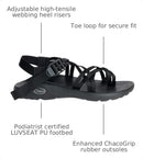 Chaco Women's Zcloud X2 Sport Sandal, Speck Katydid, 8 M US - Brand New