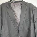 COOFANDY MENS BLAZER  SPORT JACKET ONE BUTTON BLACK SUIT - SIZE: MEN 2XL - BLACK - Brand New