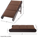 PETMAKER PET RAMP FOLDABLE WOODEN DOG RAMP - BROWN - Like New