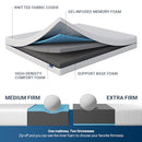 AVENCO 12" California King Mattress, Gel Memory Foam, CertiPUR-US - WHITE - Brand New