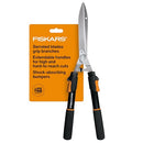 Fiskars 25"-33" Power-Lever Extendable Garden Hedge Shears, 10” Blades - Green - Like New