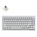 KEYCHRON Q1 QMK CUSTOM MECHANICAL KEYBOARD FULLY ASSEMBLED VERSION 2 - WHITE Like New