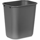 RUBBERMAID COMMERCIAL PRODUCTS RESIN WASTEBASKET/TRASH,7-GALLON/28-QUART - GRAY - Like New