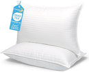 COZSINOOR BED PILLOWS FOR SLEEPING HOTEL QUALITY LUXURY 2 CT QUEEN - WHITE - Like New